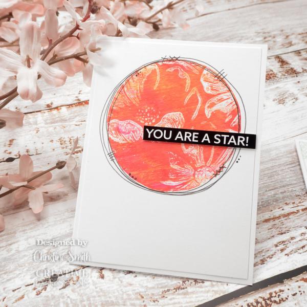 Creative Expressions - 3D Embossingfolder 6x6 Inch "Cosmos Bouquet" Prägefolder 