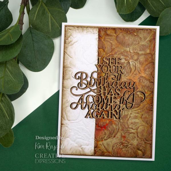 Creative Expressions - 3D Embossingfolder 6x6 Inch "Peony Blooms" Prägefolder 
