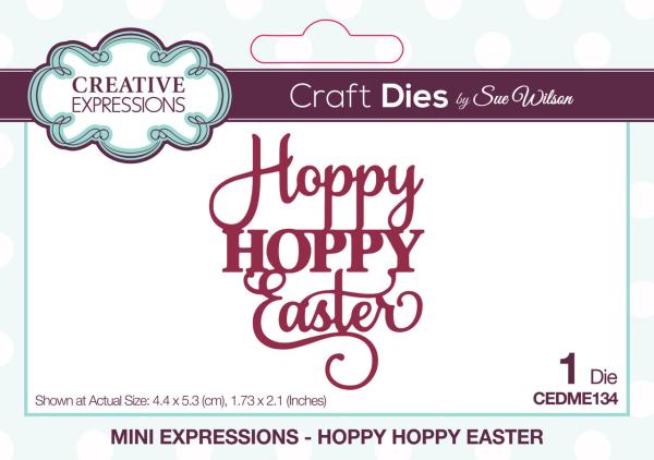Creative Expressions - Stanzschablone "Hoppy Hoppy Easter" Craft Dies Mini
