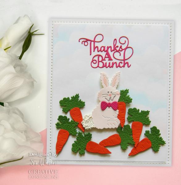Creative Expressions - Stanzschablone "Thanks A Bunch" Craft Dies Mini