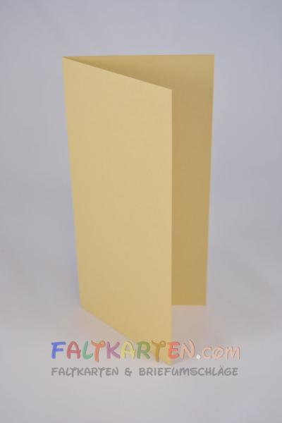 Faltkarte DIN Lang 240g/m² in cappuccino