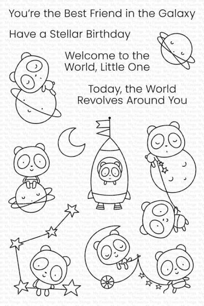 My Favorite Things - Stempel "Best Friends in the Galaxy" Clear Stamps
