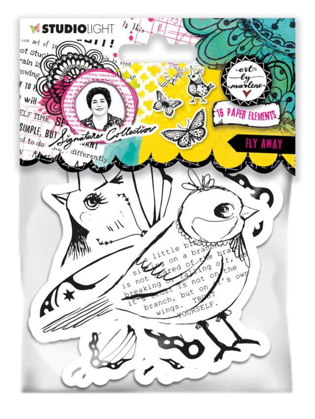 Art By Marlene - Stanzteile "Fly Away" Essentials Die Cuts Paper Tags