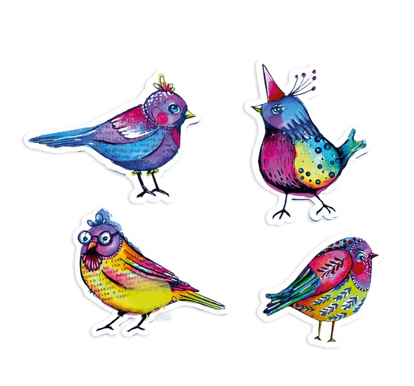 Art By Marlene - Stanzteile "Fly Away" Essentials Die Cuts Paper Tags