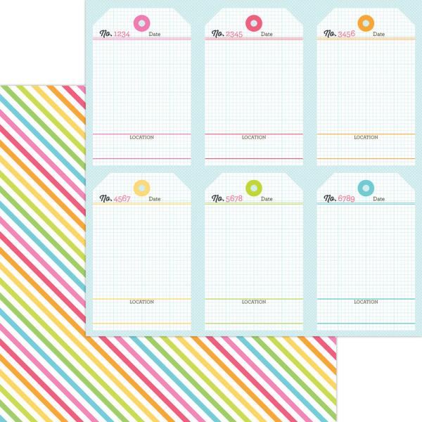 Doodlebug Design - Designpapier "Over The Rainbow" Paper Pack 6x6 Inch - 24 Bogen