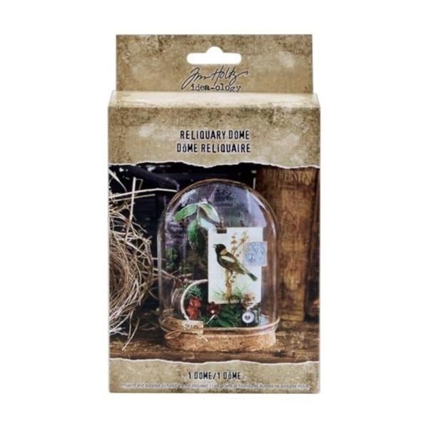 Tim Holtz - Idea Ology - Kuppel aus Glas "Reliquary Dome"