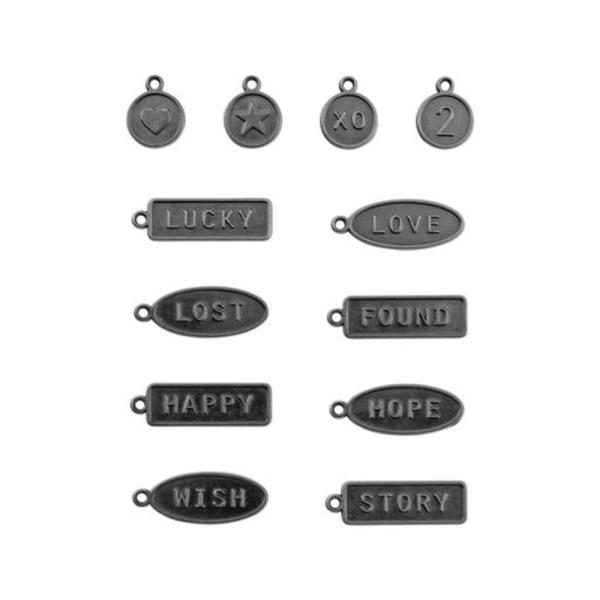 Tim Holtz - Idea Ology - Metall Elemente "Word Tags"