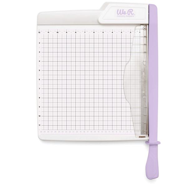 We R Memory Keepers - Hebelschneider "Lilac" Large Guillotine Cutter