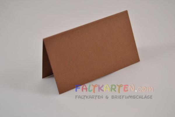 Tischkarte - Platzkarte 9 x 5 cm 240g/m² in schoko
