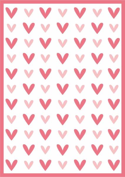 Studio Light - Schablone "Heart Pattern " Stencil  