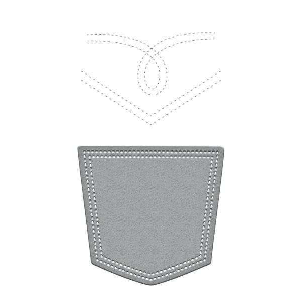 Spellbinders - Stanzschablone "Back Pocket" Dies