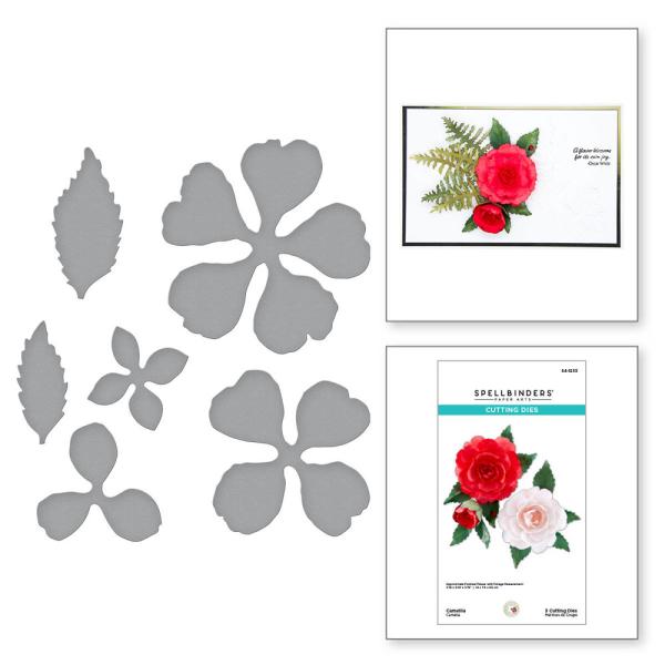 Spellbinders - Stanzschablone "Camellia" Dies
