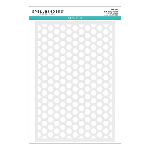 Spellbinders - Schablone "Puff Dotty" Stencil