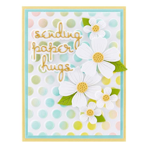Spellbinders - Schablone "Puff Dotty" Stencil
