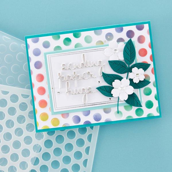 Spellbinders - Schablone "Puff Dotty" Stencil