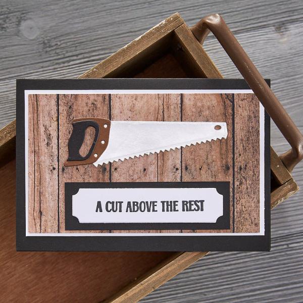 Spellbinders - Stempelset & Stanzschablone "A Cut Above the Rest Sentiments" Clear Stamps & Dies