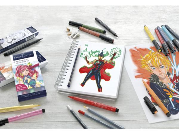 Faber-Castell - Aquarellstifte "Pitt Artist Pens Manga Shôjo Set"