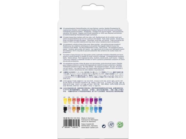 Faber-Castell - Aquarellstifte "Goldfaber Aqua Dual Markers" 18 Stück