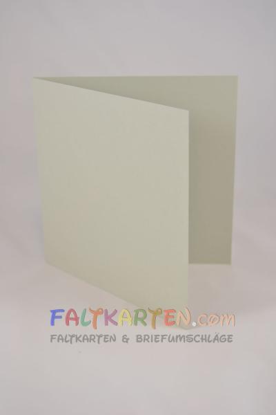 Doppelkarte - Faltkarte 15x15cm, 240g/m² in hellgrau