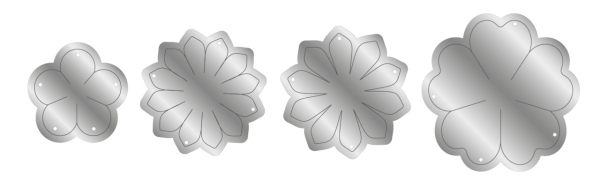 Crafters Companion - Stanzschablone "Ditsy Blooms" Dies