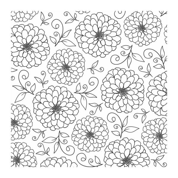 Spellbinders - Gummistempel "Darling Dahlias" Cling Stamps Ranger by Simon Hurley