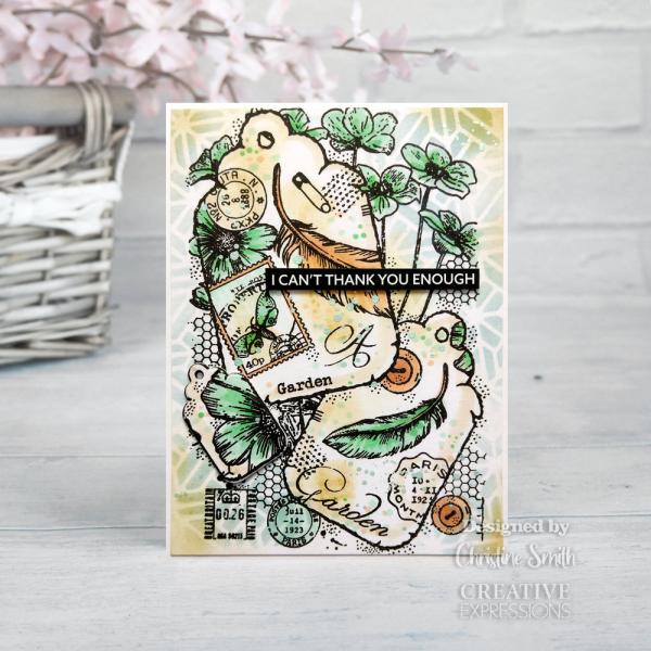 Woodware - Stempel "Two Tags" Clear Stamps