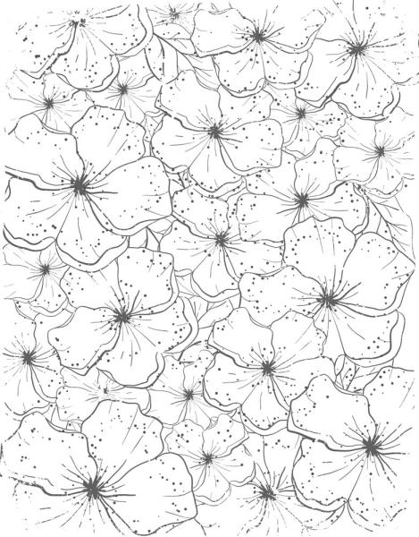 Creative Expressions - Stempel A6 "Speckled Blooms" Clear Stamps