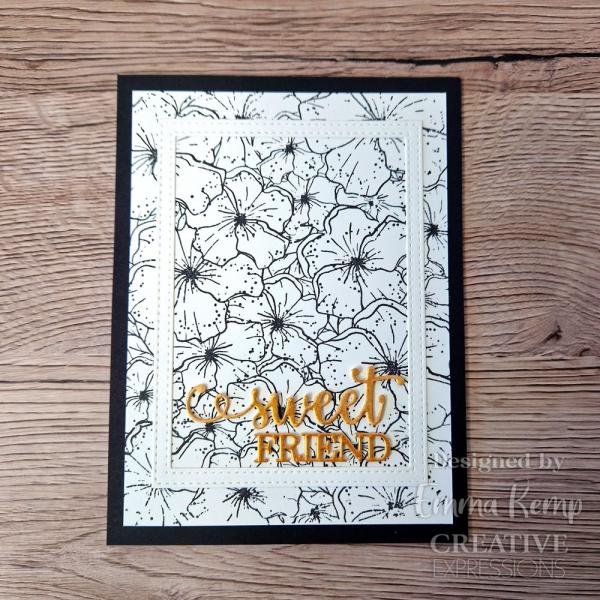 Creative Expressions - Stempel A6 "Speckled Blooms" Clear Stamps