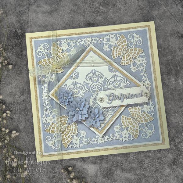Creative Expressions - Stanzschablone "Wings of Wonder Moroccan Lace Border" Craft Dies