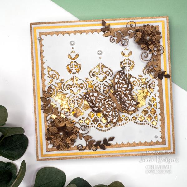 Creative Expressions - Stanzschablone "Wings of Wonder Moroccan Lace Border" Craft Dies