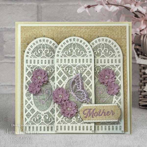 Creative Expressions - Stanzschablone "Wings of Wonder Rose Trellis Panel" Craft Dies