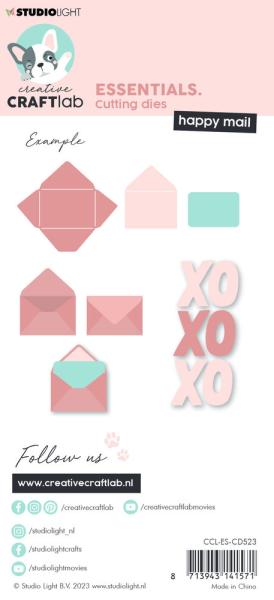 Creative Craft Lab - Studio Light - Stanzschablone "Happy Mail" Dies