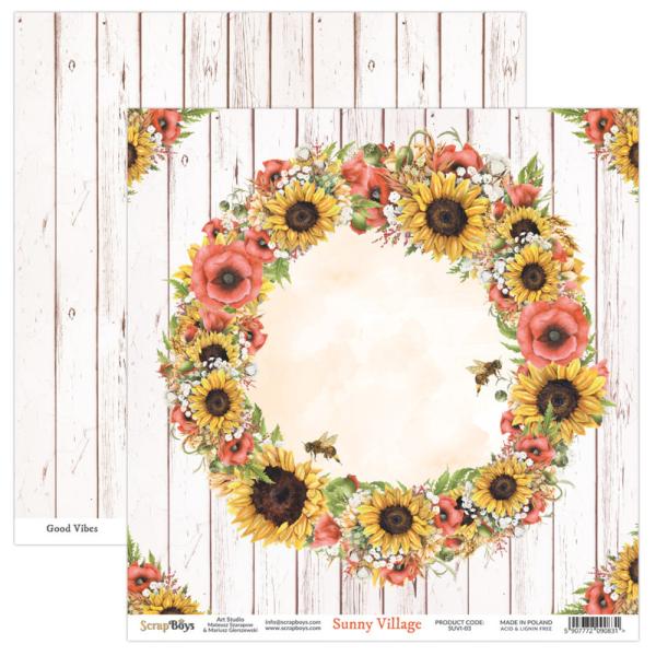 ScrapBoys - Designpapier "Sunny Village" Paper Pack 12x12 Inch - 12 Bogen