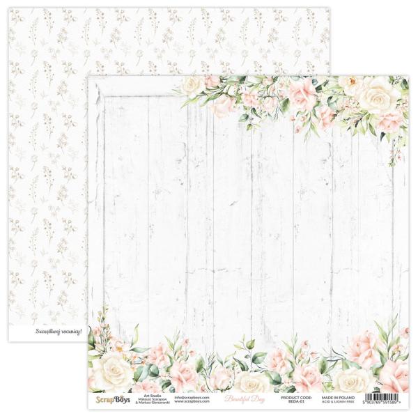ScrapBoys - Designpapier "Beautiful Day" Paper Pack 6x6 Inch - 24 Bogen