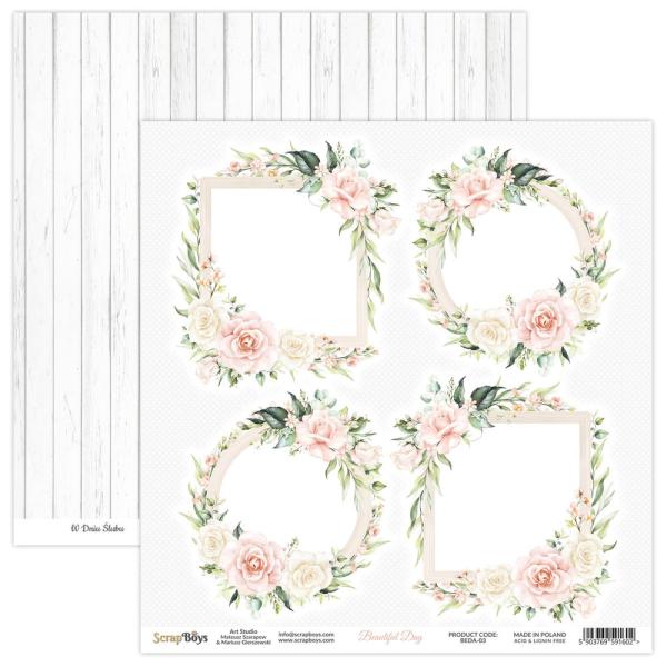 ScrapBoys - Designpapier "Beautiful Day" Paper Pack 6x6 Inch - 24 Bogen