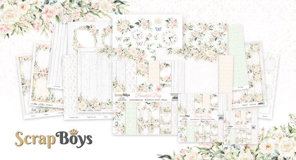 ScrapBoys - Designpapier "Beautiful Day" Paper Pack 6x6 Inch - 24 Bogen