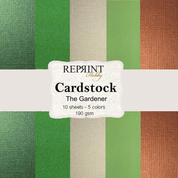 Reprint - Cardstock "The Gardener" 12x12 Inch 10 Bogen