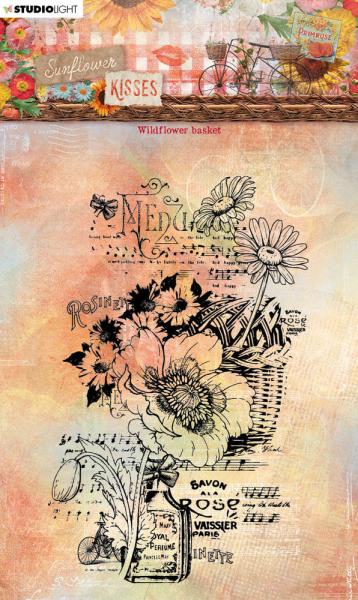 Studio Light - Stempel "Wildflower Basket " Clear Stamps