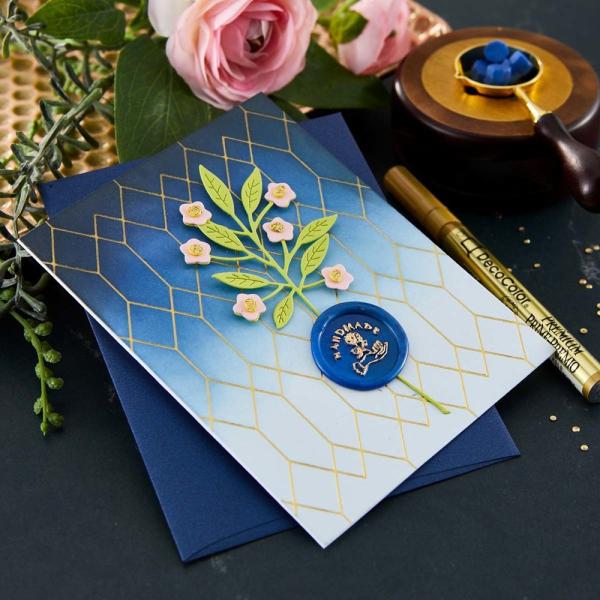 Spellbinders - Wachssiegel Stempel "Handmade" Waxs Seal Stamp