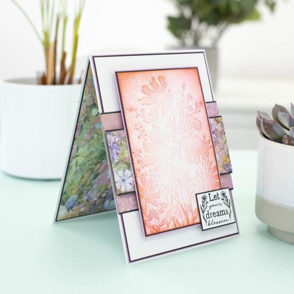 Crafters Companion - Prägefolder "Wonderful Wildflowers" 2D Embossingfolder