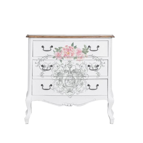 Re-Design with Prima - Transfer Aufkleber 12x12 Inch "Odeur De Rose" Decor Transfer 2 Bogen 