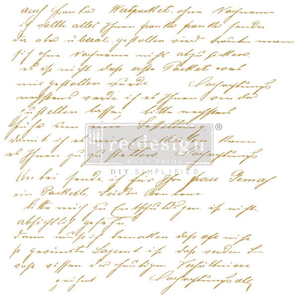 Re-Design with Prima - Transfer Aufkleber 12x12 Inch "Sweet Notes" Decor Transfer 2 Bogen 