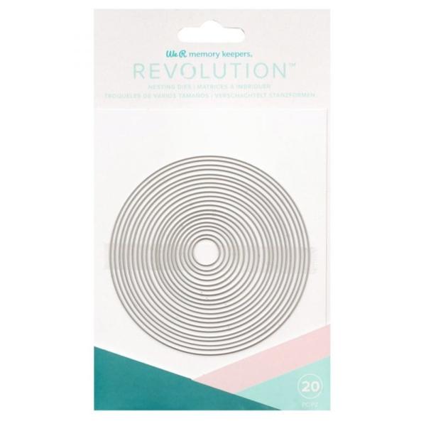 We R Memory Keepers - Stanzschablone "Circle Revolution" Nested Dies