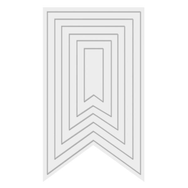 We R Memory Keepers - Stanzschablone "Banner Revolution" Nested Dies