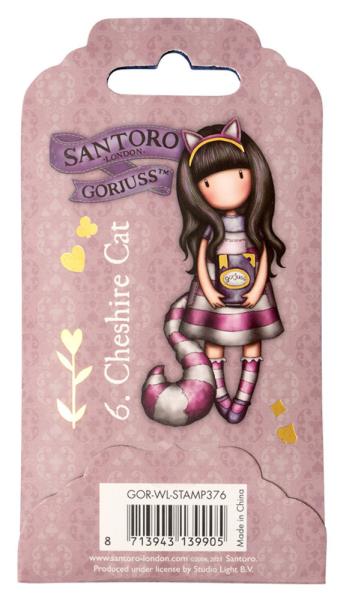 Studio Light Gorjuss - Stempel "Cheshire Cat" Cling Stamp 