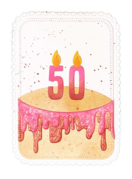 Creative Craft Lab - Studio Light - Stempelset & Stanzschablone "Artist Trading Cards" Clear Stamps & Dies
