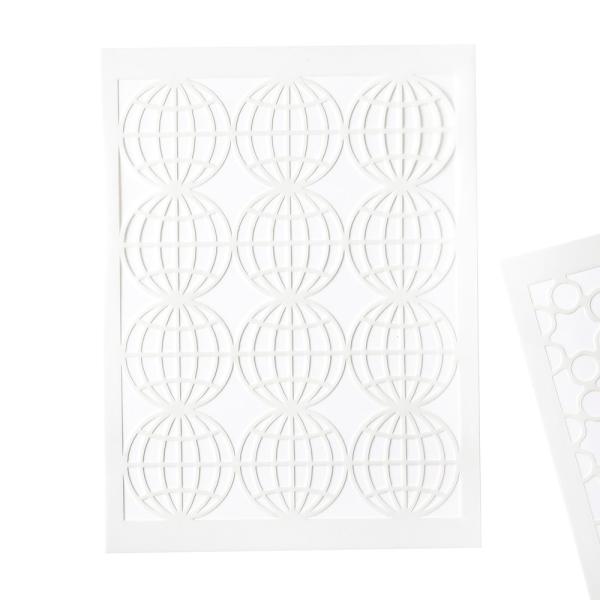 American Crafts - Schablone 6x9,12 Inch "World Traveler" Stencil