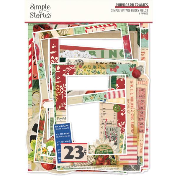 Simple Stories - Chipboard Frames "Simple Vintage Berry Fields " 