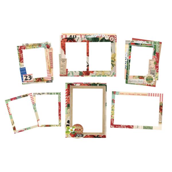 Simple Stories - Chipboard Frames "Simple Vintage Berry Fields " 