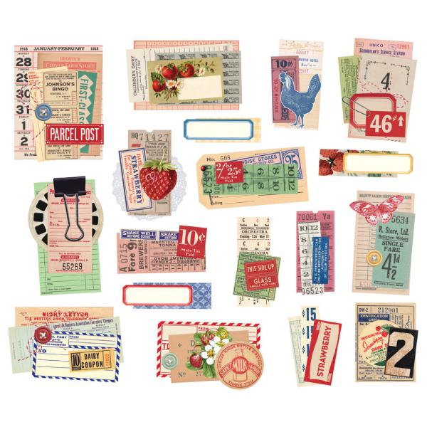 Simple Stories - Stanzteile "Simple Vintage Berry Fields" Die Cuts